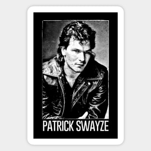 Patrick Swayze ∆ 90s Styled Retro Graphic Design Magnet